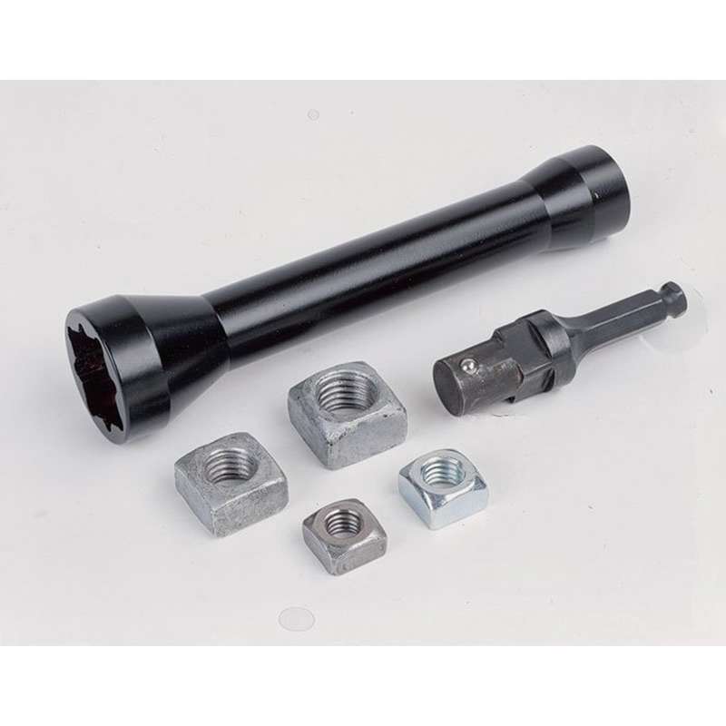 Nut Runner with Adapter for 1", 1-1/8", 1-5/16" Square Nuts